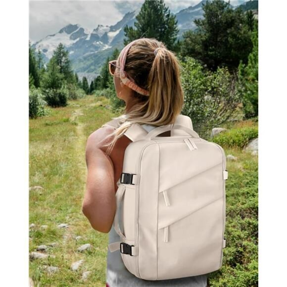 TSA approved travel laptop backpack personal item carry on bag for women men bei - Picture 2 of 7